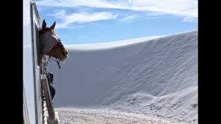 preview picture of video 'Riding Peach in the White Sands spring 2013'