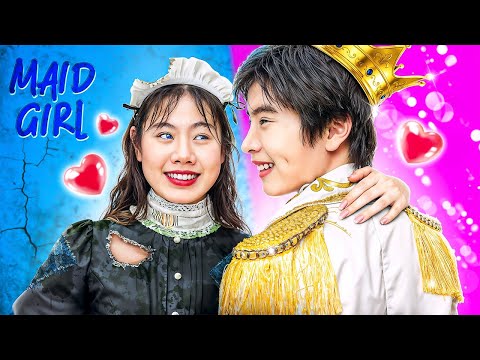 Poor Maid Girl Fell In Love With Rich Prince! I Want To Be A Prince's Girlfriend