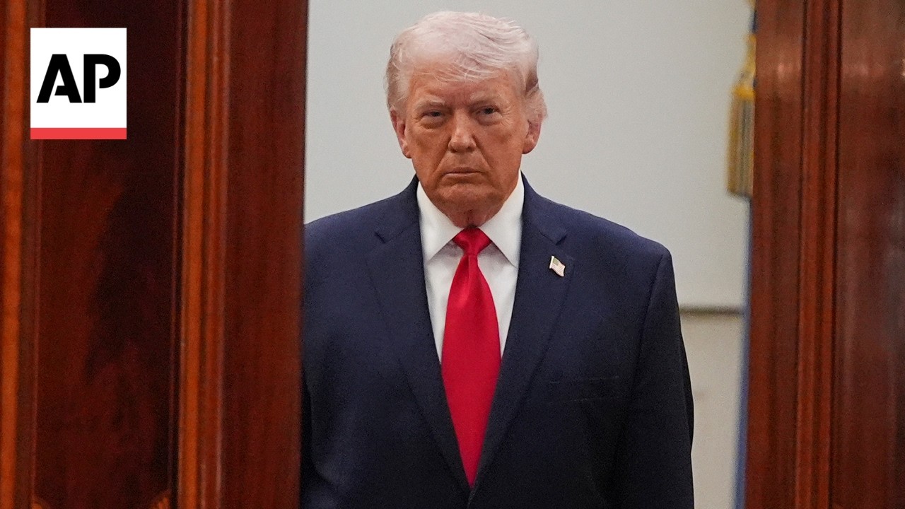 Video | Trump threatens to strike Iran's infrastructure if Strait of Hormuz isn't reopened
