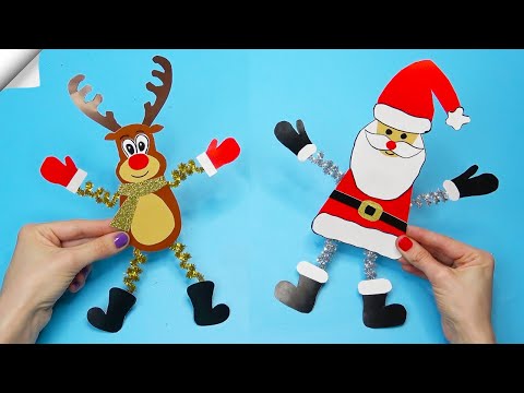 3 DIY christmas Easy paper crafts 5 minute crafts christmas