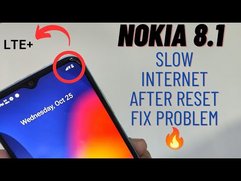 Nokia 8.1 Internet Problem Slow Data Only Show But Not Work Fix