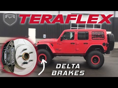 Testing TeraFlex Delta Brakes on a JL Wrangler