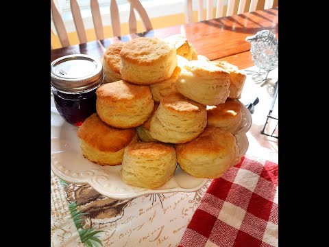 Buttermilk Biscuits, anyone? Light, flaky, and ALWAYS delicious!!