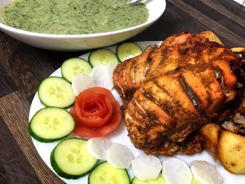 Whole Tandoori Chicken Roast /Tandoori Chicken Recipe/How To Make Tandoori Chicken(English Subtitles Video