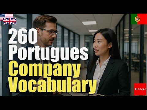 260 Portugues Company Vocabulary | Passive listening | Must-Know | with hiragana