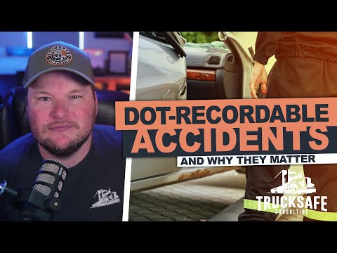 What is a DOT-recordable accident and why does it matter?