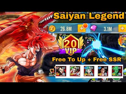 Saiyan Legend P-Server Vip 20 - Free Top Up + Free Hero SSR  - 3,1+DM