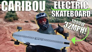 Outdoor Master Caribou Electric Skateboard: REALTIME REVIEW!!!