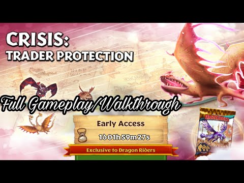 New Gauntlet CRISIS: TRADER PROTECTION Full Gameplay/Walkthrough - Dragons: Rise of Berk