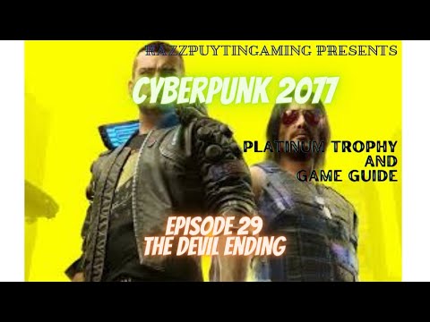 The Devil Ending. Cyberpunk 2077 Platinum trophy guide and game walkthrough. Episode 29