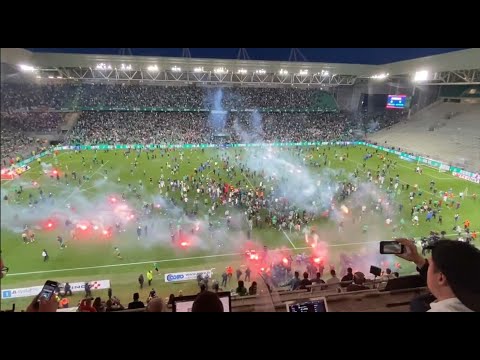 ULTRAS ASSE VS ASSE 😱 RELEGATION LIGUE 2 VS AUXERRE