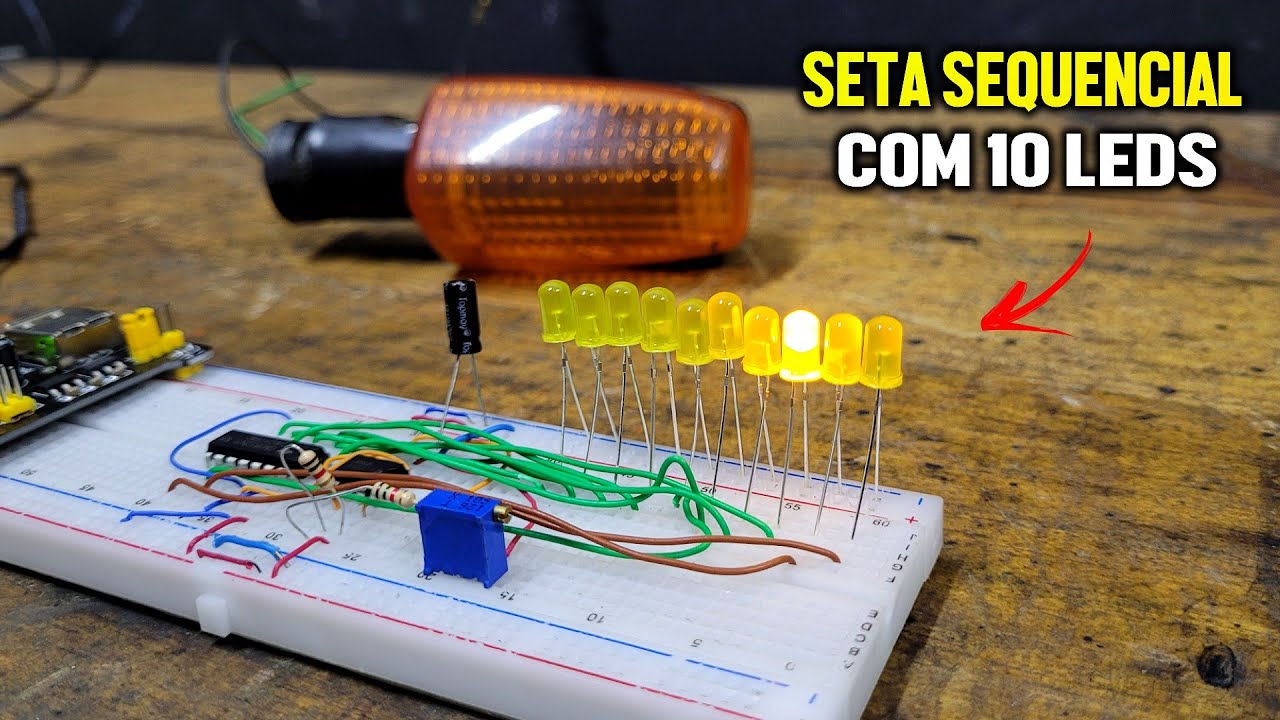 Como Fazer um Sequencial de Leds (muito simples)