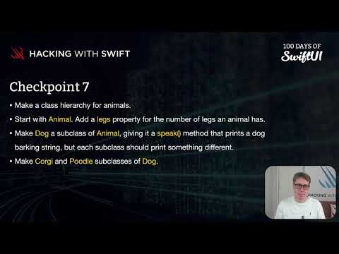 Checkpoint 7 – Swift for Complete Beginners