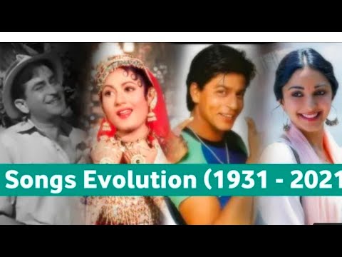 Evolution of Hindi film song (1931-2021) most popular songs each year (Huzaifa Chaudhary)