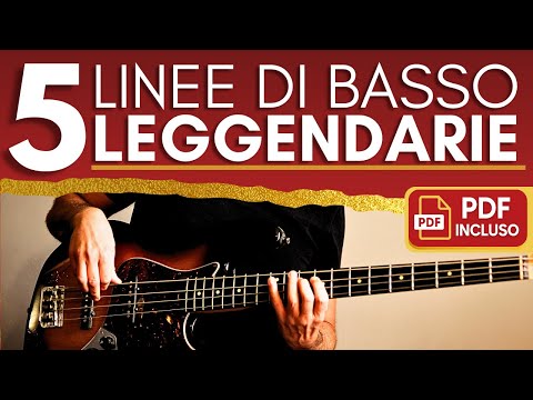 Le 5 Linee di Basso LEGGENDARIE che DEVI conoscere