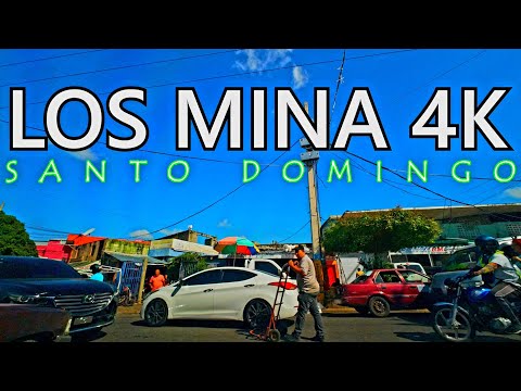 EXPLORING Popular LOS MINA Sector |4K| Santo Domingo, DOMINICAN REPUBLIC