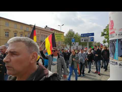 Cottbus AfD 1. Mai 2019 Demozug
