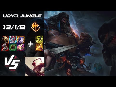 JUNGLE Udyr vs Lee Sin - NA Challenger Patch 25.S1.8