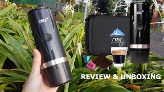 Cera+ Portable Espresso Coffee Maker - Review & Unboxing