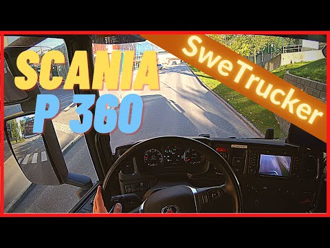 POV Driving Scania P360 - Sweden, Stockholm