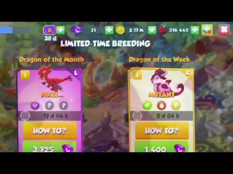 How to breed Mutant dragon | dragon mania legends | from the 2nd Try