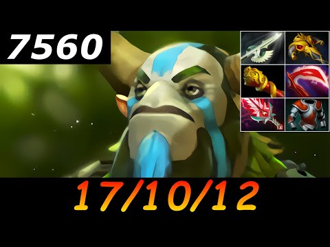 Dota 2 Nature's Prophet 7560 MMR 17/10/12 (Kills/Deaths/Assists) Ranked Full Gameplay