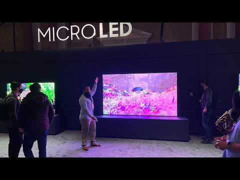 Samsung First Look *NEW* 110, 101 & 89 Inch Micro LED TVs AVS Forum Best of CES 2022 Award Winner