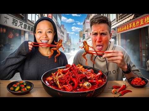 Tried the SPICIEST Chinese FOOD in the WORLD!