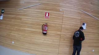 Vuelo interior dron en el Edificio Asturias del Parque Científico Tecnológico de Gijón