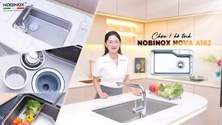 CHẬU RỬA BÁT 1 HỐ NOBINOX NOVA A182 video 2