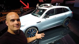 First look inside the Electric Mercedes! - Should Tesla Be Worried?