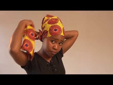 How to wear a traditional doek
