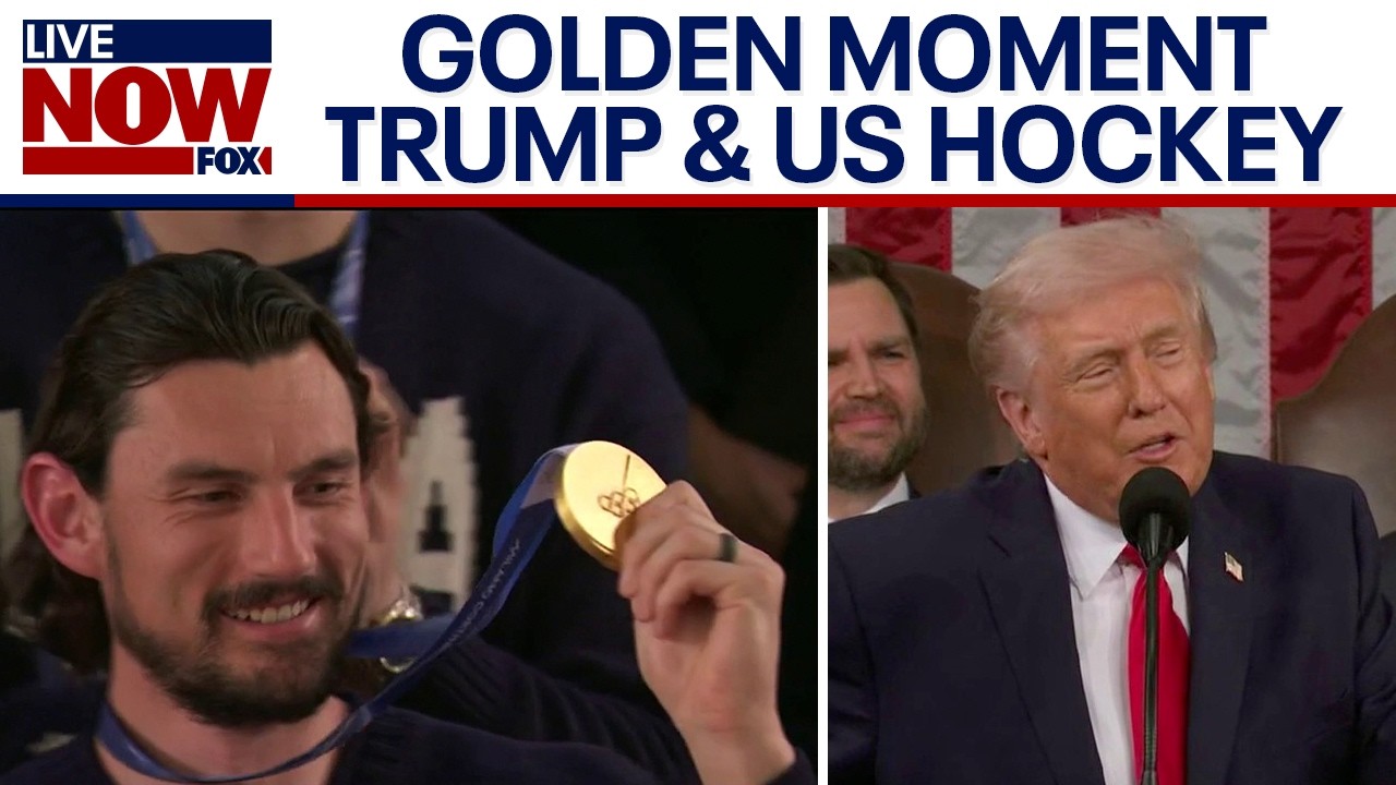 GOLDEN: Trump recognizes US Hockey gold medal winners