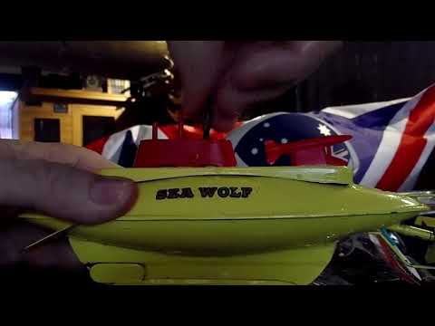 Sutcliffe Sea Wolf submarine in action!