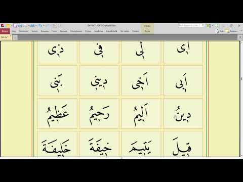 ELİF BA |14.DERS | UZATAN HARFLER YE | SAYFA 17