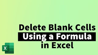 Ignore Blank Cells | Copy values only to new column using Formula in Excel | Mi Tutorials