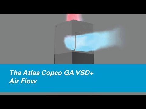 The Atlas Copco GA VSD+ Air Flow