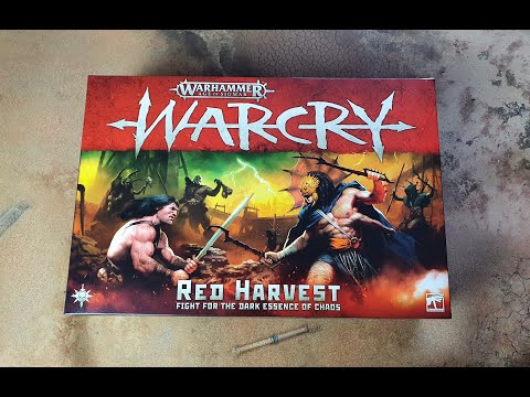 Warhammer Age of Sigmar: Warcry Red Harvest Unboxing and Review