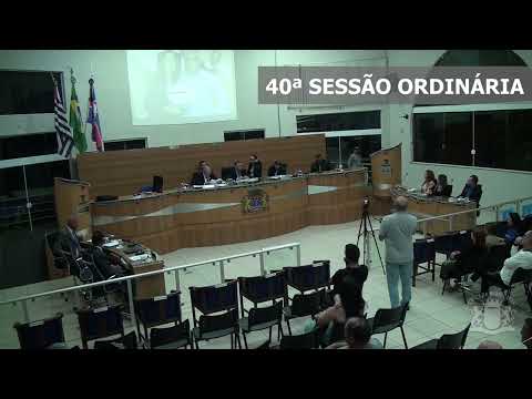 40ª Sessão Ordinária - Câmara Municipal de Bom Jesus dos Perdões