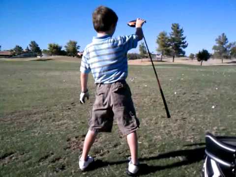 Evan Reed - Golf Swing 7 years old