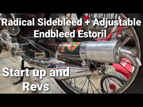 Puch Sidebleed With Adjustable Endbleed Estoril Pipe Start Up And Revs