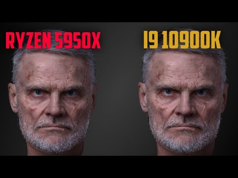Intel Core i9-10900K vs Ryzen 9 5950X NVIDIA RTX 3080 - Test in 7 Games