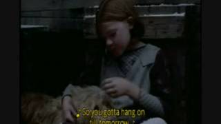 Alicia Morton in 1999 Annie singing Tomorrow