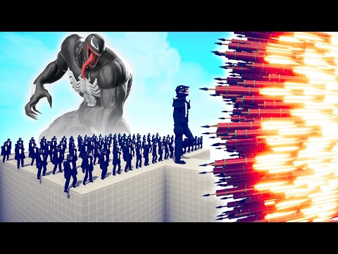 100x ARMY VENOM + 1x GIANT VENOM vs EVERY GOD - TABS | Totally Accurate Battle Simulator 2025