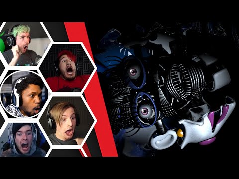 Lets Player's Reaction To Crawling Through Ballora Ballery - Five Nights At Freddy's Sister Location