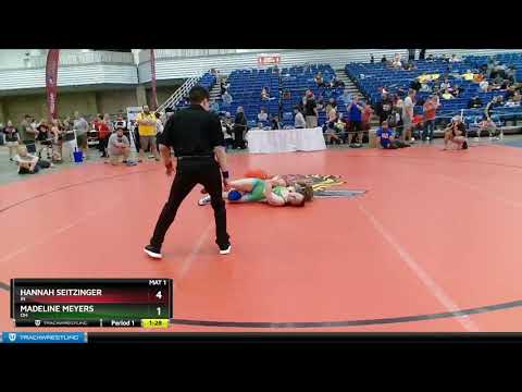 16U Girls 122-127 Hannah Seitzinger IN Vs Madeline Meyers OH