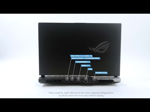 🔄 ASUS ROG Strix SCAR 15 G533 (2022) - Ports info and 360º look