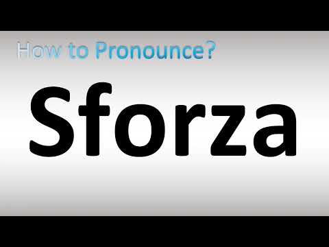 How to Pronounce Sforza