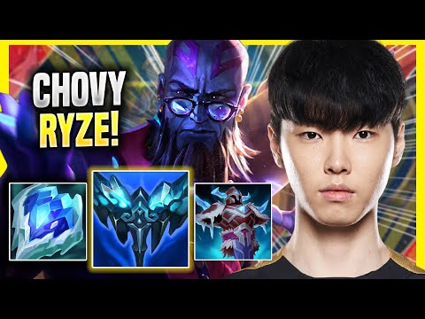 CHOVY IS SO GOOD WITH RYZE! - GEN Chovy Plays Ryze MID vs Ahri! | Season 2022