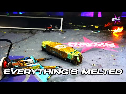 Flamebot Dutch Oven melts EVERYTHING: cage, cameras, screens and Monkfish